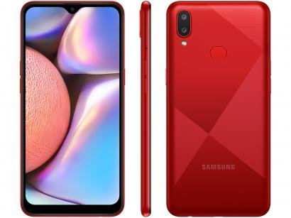 Smartphone Samsung Galaxy A10s 32GB Vermelho - Absurdo 4G 2GB RAM Tela 6,2" Câm. Dupla