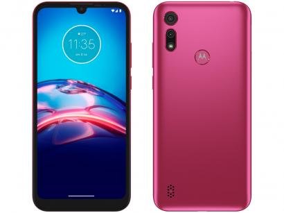 Smartphone Motorola Moto E6i 32GB Pink - 4G 2GB RAM Tela 6,1" Câm. Dupla + Selfie 5MP