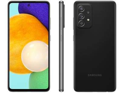 Smartphone Samsung Galaxy A52 128GB Preto 4G - 6GB RAM Tela 6,5" Câm. Quádrupla + Selfie 32MP