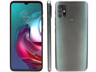 Smartphone Motorola Moto G30 128GB Dark Prism 4G - 4GB RAM Tela 6,5" Câm. Quádrupla + Selfie 13MP