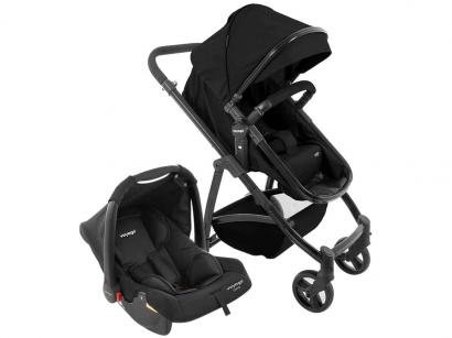 Carrinho de Bebê com Bebê Conforto e Moisés Voyage - Travel System VIP 0 a 15kg