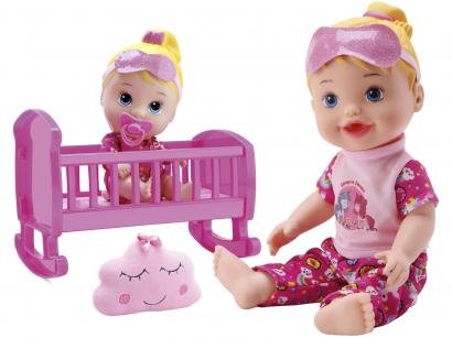 Boneca My Little Collection Brincando de Pijamas - com Acessórios 2 Unidades Divertoys
