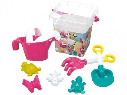 Kit Praia Infantil Monte Líbano Unicórnio - 8 Peças