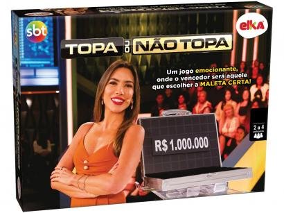 Jogo de Tabuleiro com Acessórios Topa ou Não Topa - Elka 1151