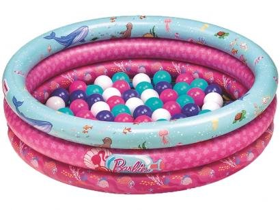 Piscina de Bolinha Barbie 25 Bolinhas - Fun
