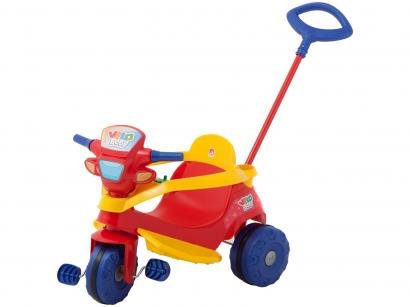Triciclo Infantil Velobaby com Empurrador - Bandeirante