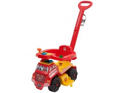 Carrinho de Passeio Infantil Primeiros Passos - com Pedal com Empurrador Bandeirante