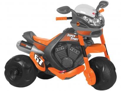 Mini Moto Elétrica Infantil Super Sport 2 Marchas - 6V Bandeirante