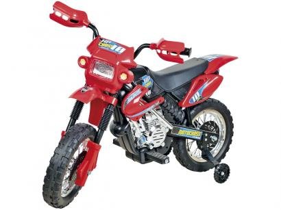 Mini Moto Elétrica Infantil Motocross 6V - Xplast