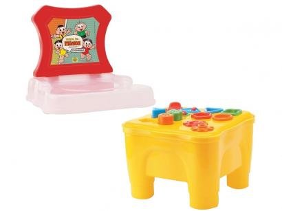 Brinquedo de Encaixar Turma da Mônica - Cadeirinha Didática Samba Toys 8 Peças