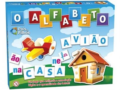 Jogo O Alfabeto Tabuleiro - Pais e Filhos