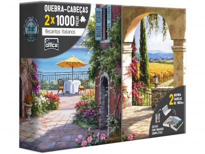 Quebra-cabeça 2000 Peças Recantos Italianos - G.Office Toyster 2667