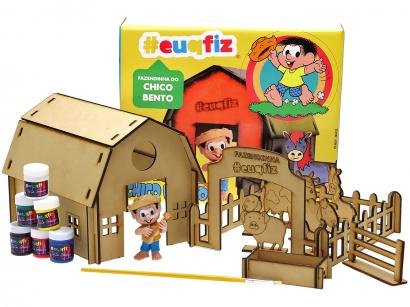 Kit de Pintura Turma da Mônica - #euqfiz Fazendinha Chico Bento i9 Brinquedos