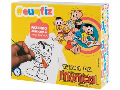 Kit de Pintura Turma da Mônica #euqfiz Arte - i9 Brinquedos