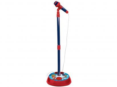 Microfone Infantil Super Wings - com Pedestal Fun