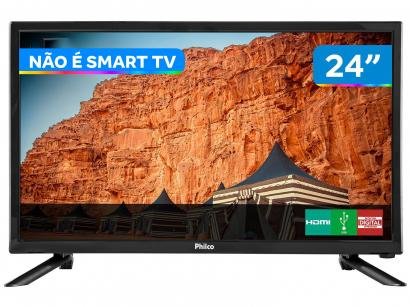 TV LED 24" Philco PH24N91D - 1 HDMI 1 USB