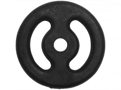 Anilha 5Kg Pintada Preto Polimet - 0605