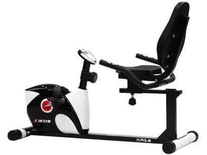 Bicicleta Ergométrica Kikos KR3.8 Residêncial - 8 Níveis de Esforço Display 4 Funções