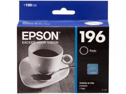 Cartucho de Tinta Epson T196120 Br Preto - Original