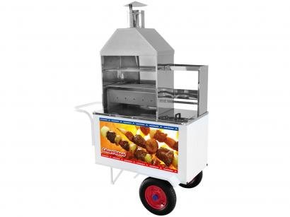 Carrinho de Churrasco Armon - Luxo com 2 Grelhas CHLP-004