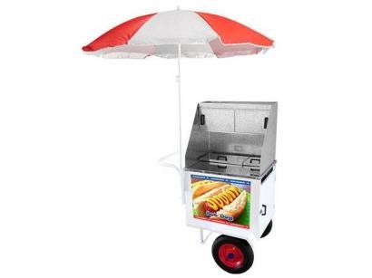 Carrinho de Cachorro Quente Armon - Standard com Guarda-sol