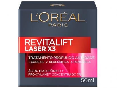 Creme Facial Anti-idade Revitalift Laser X3 - Loreal Paris 50g