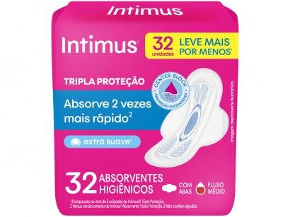 Absorvente Gel Tripla Proteção com Abas com Abas - Cobertura Suave 32 unidades