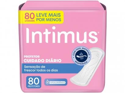Absorvente Intimus Days Protetor Diário sem Abas - 80 Unidades