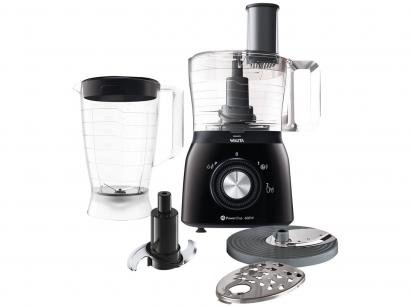 Processador de Alimentos Philips Walita Preto - Viva RI7630 2 Velocidades + Pulsar 600W