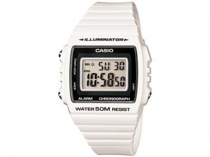 Relógio Unissex Casio Digital - W-215H-7AVDF Branco