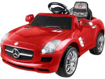 Carro Elétrico Infantil Mercedes Benz - com Controle Remoto Emite Sons 6V Xalingo