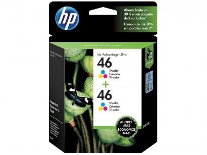 Cartucho de Tinta HP Colorido 46 Original P/ - HP 2529 2029 2020 2520 4729 5738