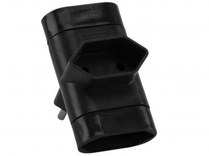 Adaptador de Tomada Universal 2 Pinos 10A 250V - Force Line Benjamin