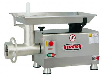 Moedor de Carne Elétrico Industrial Bermar - BM 77 NR PF Inox