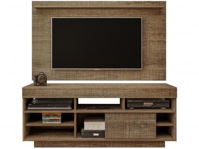 Rack para TV até 47" com Painel 1 Porta de Correr - 3 Prateleiras Artely Roma