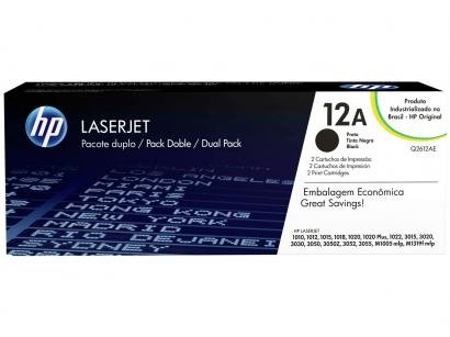 Toner HP Preto Pacote Duplo 12A LaserJet - Original