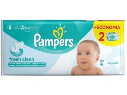Toalhinhas Umedecidas Pampers Fresh Clean - 96 Unidades