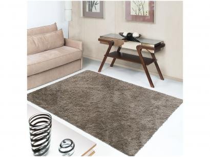 Tapete Liso Felpudo Retangular Bella - 140x200cm Jolitex
