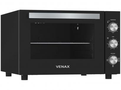 Forno Elétrico Venax Preto 45L com Grill e Timer - Grand Gourmet