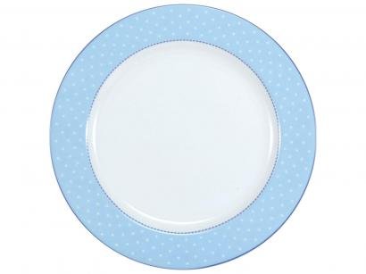 Jogo de Pratos Redondo de Sobremesa Porcelana - 6 Peças Schmidt Maitê