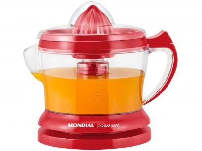 Espremedor de Frutas Mondial Red Premium E-23 - 30W 1,25L Vermelho