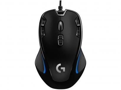 Mouse Gamer Logitech Óptico 2500DPI 9 Botões - Preto G300s