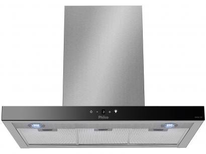 Coifa de Parede Philco 90cm 6 Bocas Inox - 3 Velocidades Inox 90