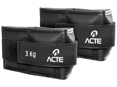 Caneleira de Peso 3kg Emborrachada Acte Sports - T158