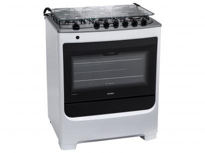 Fogão 6 Bocas Consul CFS6 NAB - Acendimento Automático Branco
