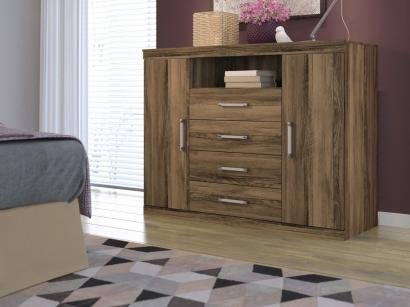 Cômoda 2 Portas 4 Gavetas Santos Andirá - Havana Master 303811