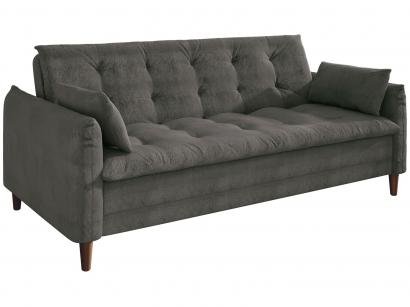Sofá-cama Suede Reclinável Linoforte - Estela A2