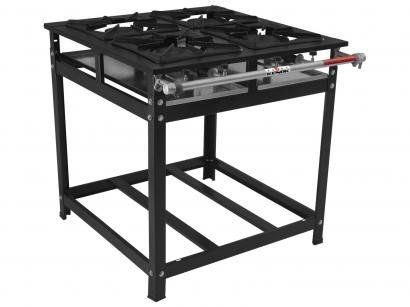 Fogão Industrial 4 Bocas Kenok - Standard FAST4B.504