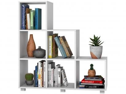 Estante para Livros 6 Nichos BRV Móveis - Bloc Cube