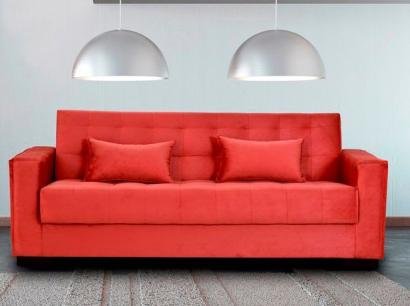 Sofá-cama 4 Lugares Veludo Reclinável - Matrix Dinorá